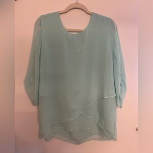 Chico’s Mint Green Blouse